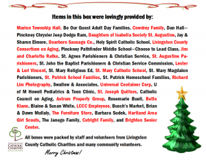 Christmas donors